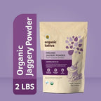 Organic Tattva Jaggery Powder (2 lbs) - Unique Powdered Sugar Substitute - Traditional Indian Gur Powder - Indian Sweetener with Zero Additives - USDA Certified Organic Sugar Substitute