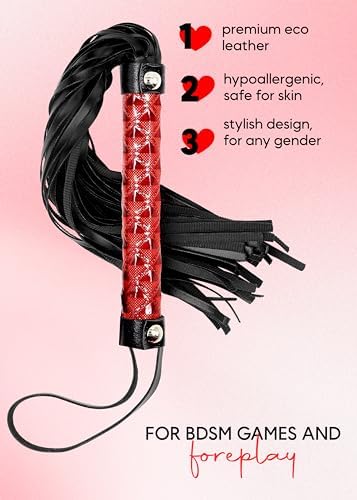 Adult Whip Spanking Paddle BDSM Sex Set Flogger Spanking Sex Soft Sex Paddles for Spanking Adult BDSM Kit