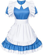 TOKYO REVENGERS Adjustable Retro Ruffle Maid Costume Apron Pockets With French headdress Socks set