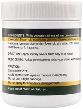Calendula Ointment - Natural First Aid for Minor Burns, Cuts, Scrapes, Insect Bites, and Sunburn Relief (4.2 oz)