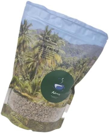 Adems Brazil Santos Green Coffee Beans Unroasted 100% Arabica coffee 1kg for home or business roasting