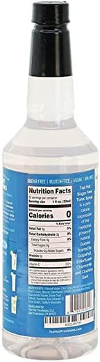 Top Hat Keto Sugar Free Tonic Syrup - 5x Diet Tonic Water Quinine Drink Concentrate - Just Add Seltzer Water - 2 Pack of 32oz Bottles