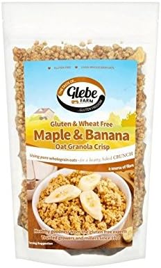 Glebe Farm Gluten Free Maple & Banana Oat Granola 325g - Pack of 2