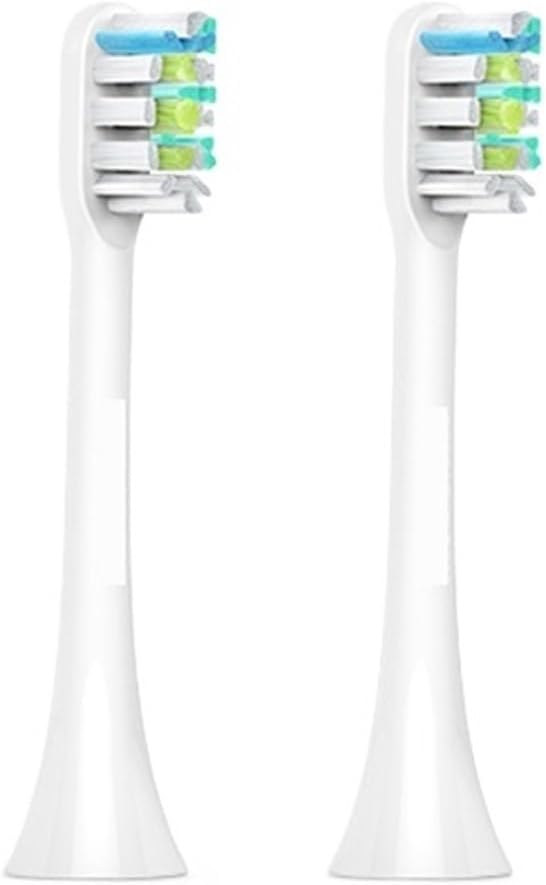 Compatible for SOOCAS X1 X3 X3U X5 Teeth Brush Replacement Heads ，Sonic Electric Toothbrush(White 2 pcs)