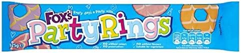Fox's Party Rings 12 x 125g Packs (Bulk Buy)