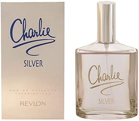 REVLON CHARLIE SILVER 3.4 oz Eau de Toilette Spray NEW in Box for Women
