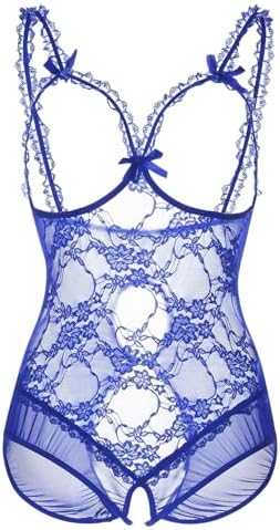 Plus Size Lingerie for Women Sexy One-Piece Teddy Valentine's Day Lingerie Bodysuit