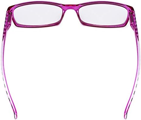 CessBlu Ladies Reading Glasses Striped Design Reader Eyeglasses for Women Reading