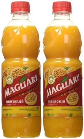 Maguary Passion Fruit Juice Concentrate - 16.9 FL.Oz | Suco Concentrado de Maracujá Maguary - 500ml - (PACK OF 02)