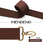 MENDENG Suspenders for Men Heavy Duty Swivel Hooks Retro X-Back Adjustable Brace