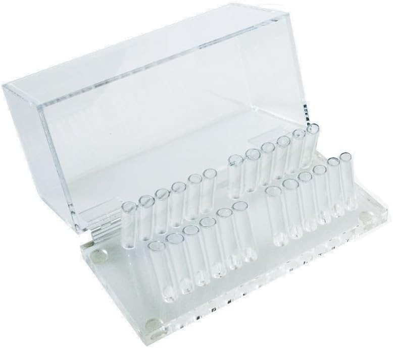 Professional Use Clear Acrylic Orthodontic Archwire Holder Organizer Box with Lid Dental Supply Arch Wire Organizer