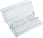 Professional Use Clear Acrylic Orthodontic Archwire Holder Organizer Box with Lid Dental Supply Arch Wire Organizer