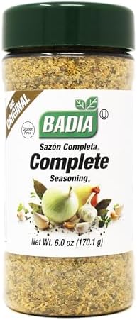 Badia Complete Seasoning, 6 oz - All-Purpose Spice Blend of Garlic, Onion, Salt, Pepper, Herbs & Spices - Savory Signature Blend