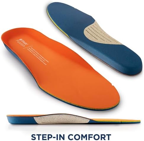 Ortholite Fusion Elevated Comfort Shoe Trim-to-Fit Insert - Proprietary Two-Layer Memory Foam System Designed for Ultimate Step-in Comfort and Long-Term Cushioning