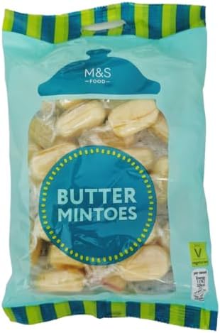 M&S Butter Mintoes, 225g, 3 Pack, Classic Buttery Mints Traditional Hard Boiled Sweets, Made in UK
