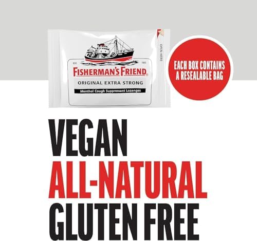 FISHERMANS FRIEND 20 LOZENGES 10MG ORIGINAL EXTRA STRONG (pack of 3) by Greenwood Brands