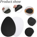 12 Pcs Shoe Sole Protector for Heels, Non-Slip Shoe Pads for Bottom of Shoes, Rubber Self Adhesive Heel Pads Anti-Slip Shoe Grips Shoes Gummies for Heels