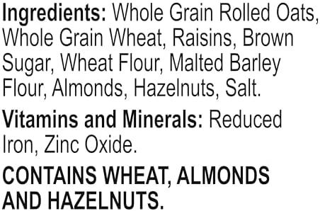 Alpen Muesli Original Cereal, Heart Healthy Cereal with Wheat Flakes, Rolled Oats, Nuts and Raisins, Non-GMO Project Verified, 14 OZ Box (Pack of 6)