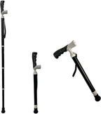 Outdoor Trekking Pole, Titanium Alloy Telescopic Walking Stick, Non-Slip, Ultra-Light, Convenient, Adjustable, Suitable for Travel, Hiking and Elderly People