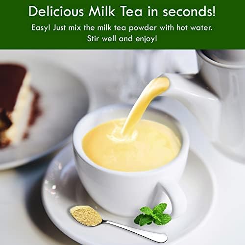 Banana Bubble Milk Tea Instant 3in1 Powder Mix - 1kg (33 Drinks) | For Boba Tea, Milkshake, Blended Frappe and Bakery | Authentic Taiwan Recipe | 0 Trans Fat, No Preservatives by Moriyama Teahouse