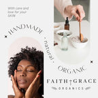 Faith and Grace Organics Wild Yam Cream for Women, Organic Hormone Balancing, PMS, Menopause & Perimenopause- 2 oz