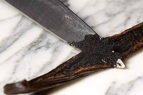 25 Split Extract Grade Intense Uganda Vanilla Beans 5-7 inches for Vanilla Extract