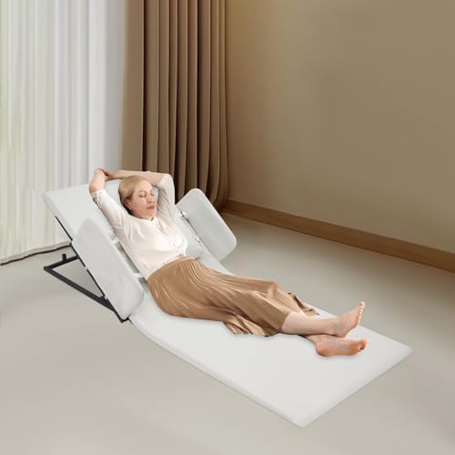Electric Lifting Backrest for Bed, Adjustable Lifting Bed Backrest with Machine Washable Fabric, 330 lbs Capacity, 2-80° for Elderly Patient Handicap Pregnant Women (Beige)