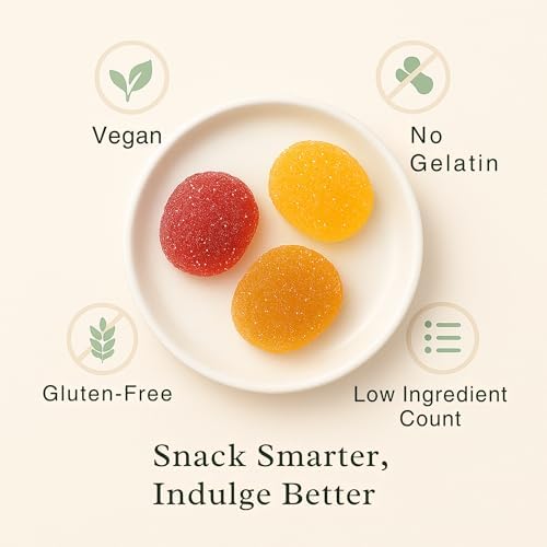 Andy Anand Chocolatier Pâtes de Fruits - Gluten Free French Fruit Jellies, Flown Fresh from France Mix of Natural Assorted Flavors, Guilt Free Indulgence with No Artificial Additives (24 Pcs, 8 Oz)