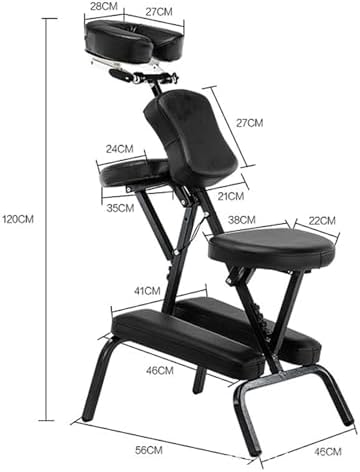 Foldable Tattoo Chair, Professional Lightweight Portable Massage Chair, Load Capacity 250lbs, for Tattoo Parlor, Massage Parlor,Pink