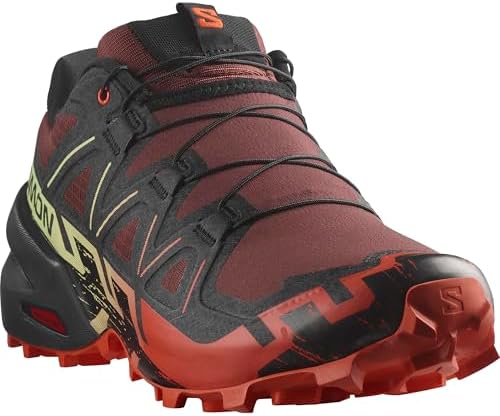Salomon Mens Speedcross 6 Rum Raisin/Cherry Tomato/Cognac 10.5 Medium