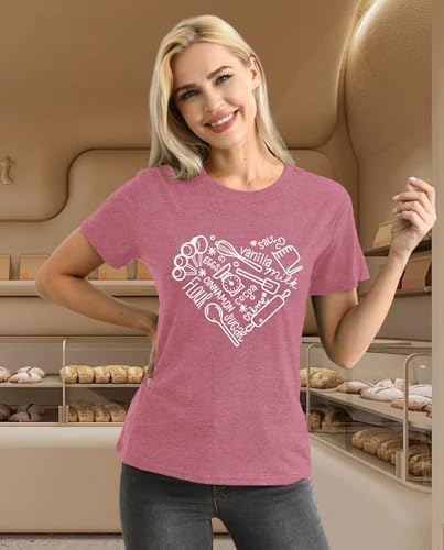 Cookie Baking Shirts for Women Cookie Day T-Shirt Baker Themed Tee Shirt