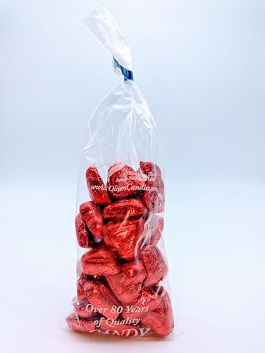 Red Foiled Chocolate Hearts