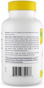 Healthy Origins CoQ10 100 mg, 150 Softgels - Natural Trans-Isomer Ubiquinone, Yeast Fermented High Bioavailability Coenzyme Q10 Supports Heart Health & Cellular Energy - Antioxidant Supplement