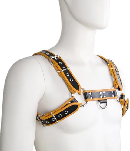 Adjustable Leather Body Chest Half Harness Punk Belt Clubwear Costume