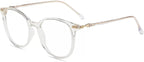 Firmoo Blue Light Blocking Reading Glasses 2.5 Women/Men, Computer Reading/Gaming/TV/Phones Glasses UV Glare Readers Glasses, Clear