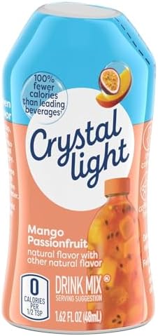 Crystal Light Liquid Drink Mix Variety Pack – Blue Raspberry & Mango Passionfruit (1.6 oz Each) (Variety Pack)