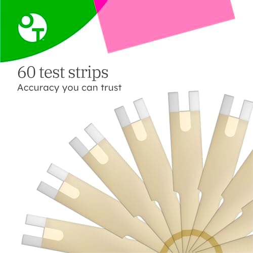 OneTouch Verio Test Strips - 60 Count - Diabetic Test Strips for Blood Glucose Meter & Daily Blood Sugar Levels - 30 Count/Pack (2 Pack)