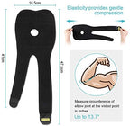 Elbow Brace, Adjustable Elbow Support with Dual-Spring Stabilizer, Elbow Strap for Golfers Elbow, Tennis Elbow, Arthritis, Tendonitis, Sports Injury Pain Relief and