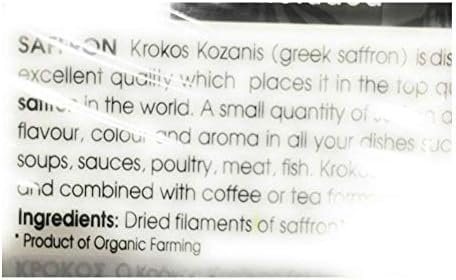 Krokos Kozanis, Saffron Greek Red In Filaments, 1 Gram