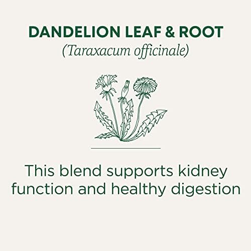 Traditional Medicinals Organic, Dandelion Leaf & Root - Dandelion Root Tea, Supports Normal Detox + Digestion - Kosher, Non-GMO, Caffeine-Free, Compostable - 16 Tea Bags