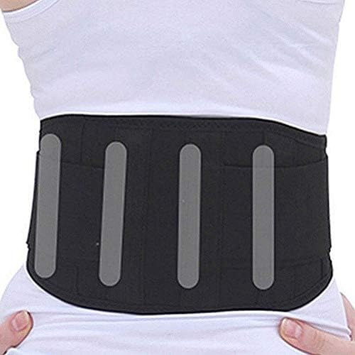 Tourmaline Lumbar Brace Lower Back Support Self Heating Waist Band Magnetic Therapy for Men Women Sciatica Scoliosis and Herniated Disc (Size : S)