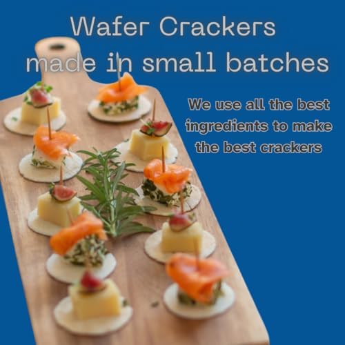 Olina's Bakehouse Wafer Crackers, Gluten Free Natural, 3-Pack