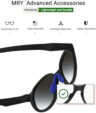 Mryok Replacement Nose Piece Nose Pads for Oakley Metalink OX8153 Eyeglasses, Soft Rubber & Easy Installation