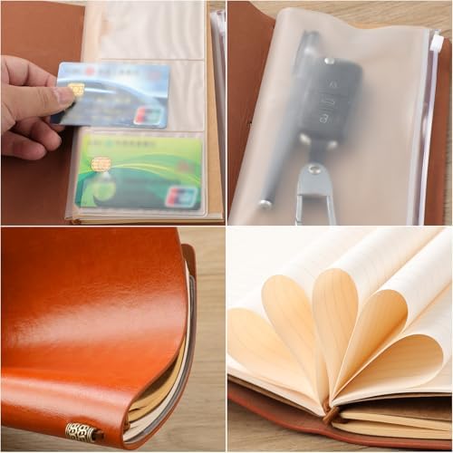 PRSTENLY 18th Birthday Gifts for Girls, 140 Page Refillable Leather Journal Gifts for 18 Year Old Girl, 18 Year Old Girl Birthday Gifts for Her Daughter Sisters Friends Bestie Granddaughter Niece