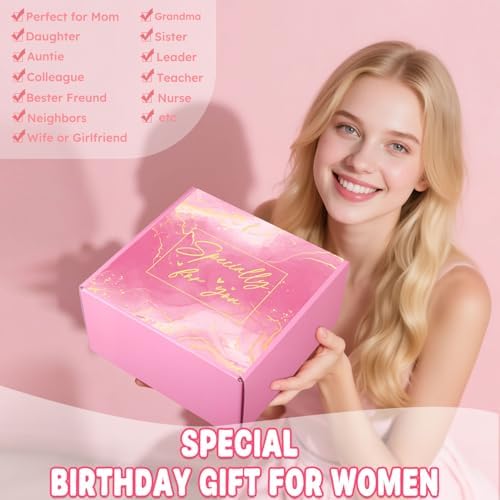 Birthday Gifts for Women, 11PCS Not A Day Over Fabulous Happy Birthday Gifts for Women Self Care Relaxing Spa Gift Basket Birthday Gift Ideas for Woman Birthday Present for Her, Mom, Wife, Sister