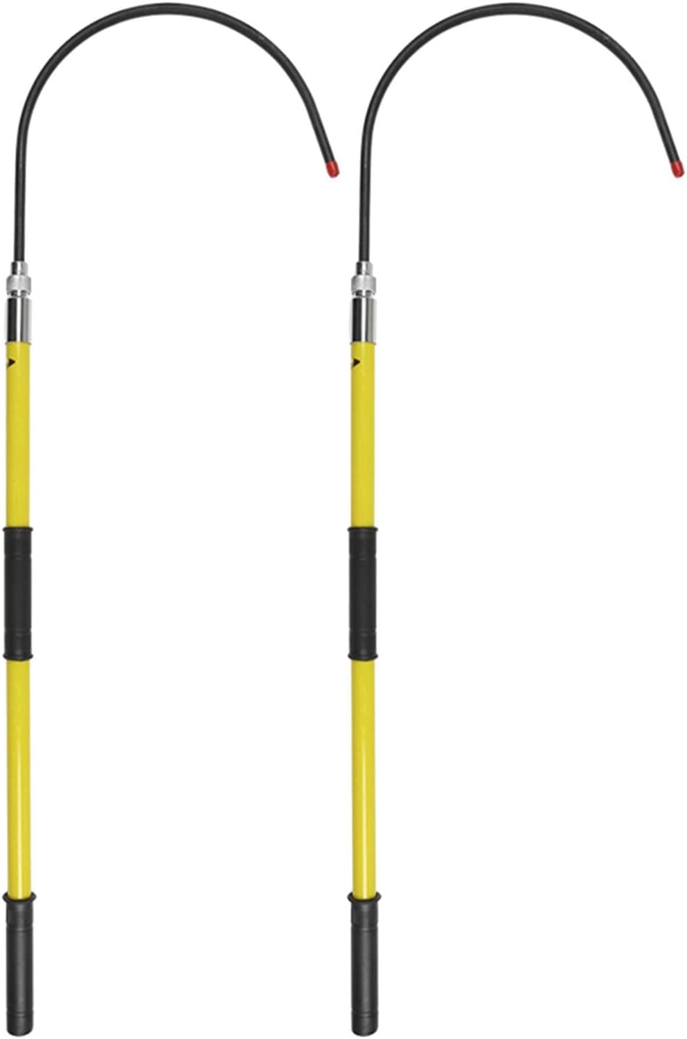 High Voltage Insulated Hook - 3 5 6 10 Ft Electrical Pole for Electricians - for 10-220 kV(3.3ftx2 pc)