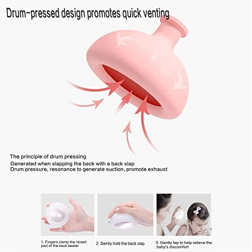 for Palm Chest Percussion Cup-CPT Cup Helps to Break up Mucus by Percussion and Postural Drainage, for Palm Sputum Re Pink Silicone
