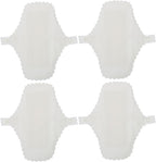 4pcs Reusable Cloth Pads for Women Breathable Sanitary Napkins with Layer Washable Menstrual Panty Liners for Pregnancy and Postpartum Care