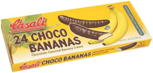 Casali Chocolate Bananas, 10.58-Ounce Trays (Pack of 4)