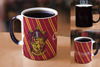 Morphing Mugs Harry Potter – Gryffindor - Hogwarts House Crest - One 11 oz Color Changing Heat Sensitive Ceramic Mug – Image Revealed When HOT Liquid Is Added! MMUG593